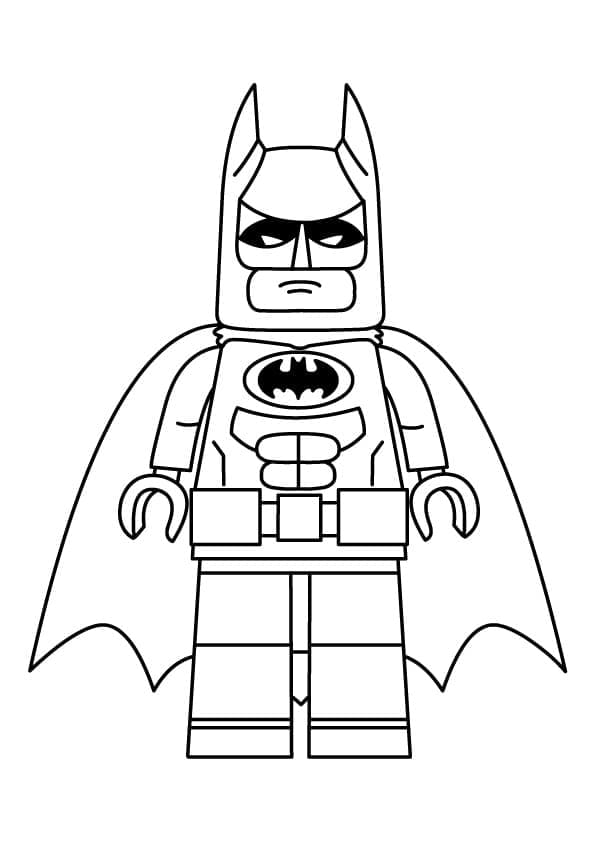 Hieno Lego Batman Värityskuva