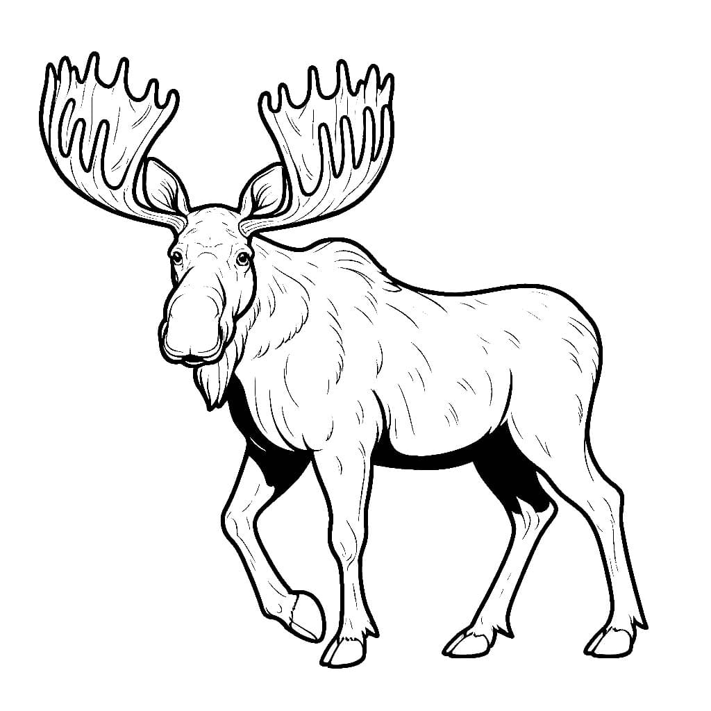 Hirvi coloring pages