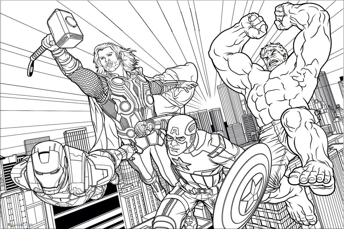 Marvel Värityskuvat