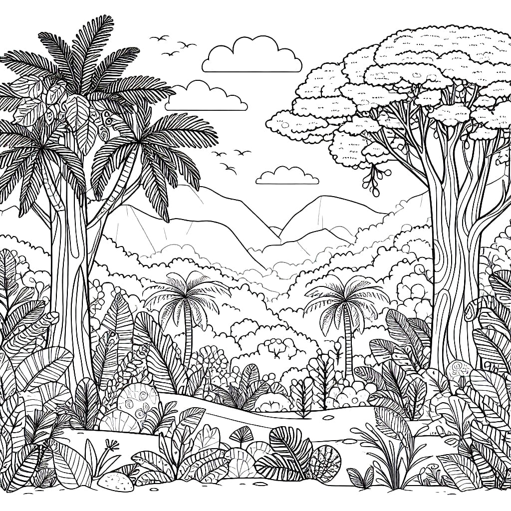 Metsä coloring pages
