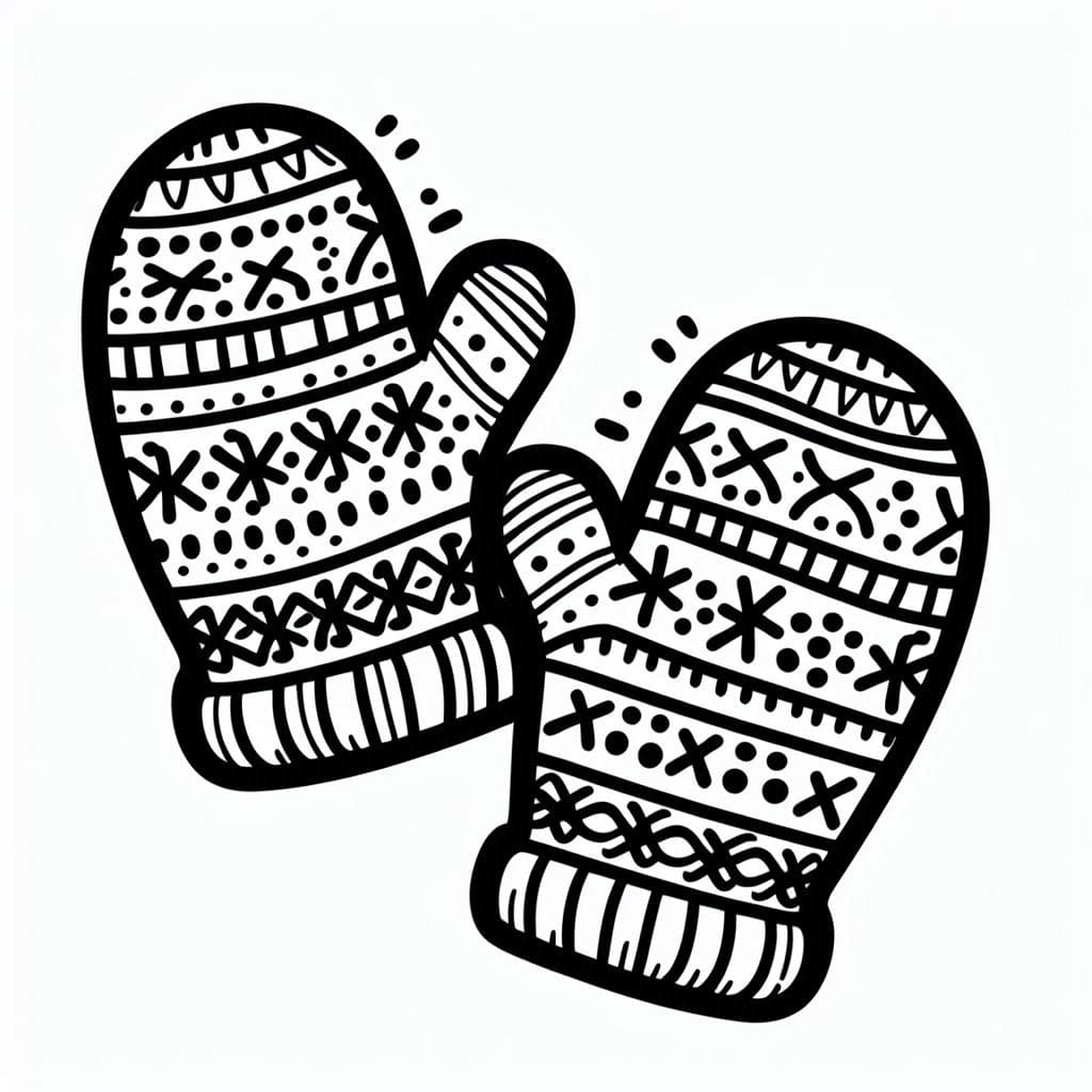Neulottu Lapanen Värityskuva