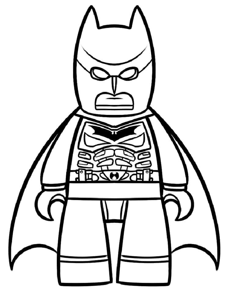 Siisti Lego Batman Värityskuva