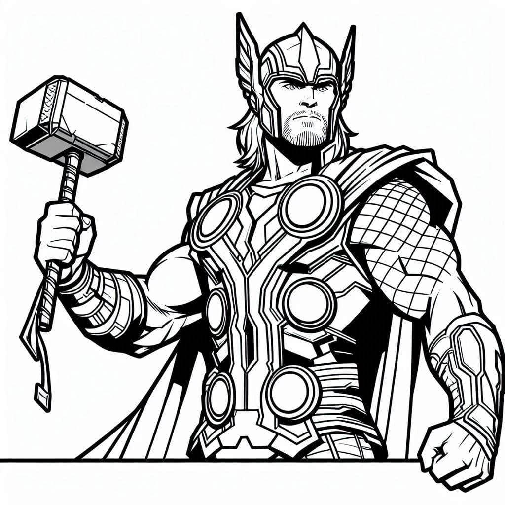 Thor on kaunis Värityskuva