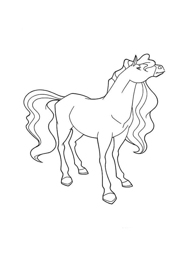 Horseland stampabile gratuitamente Värityskuva
