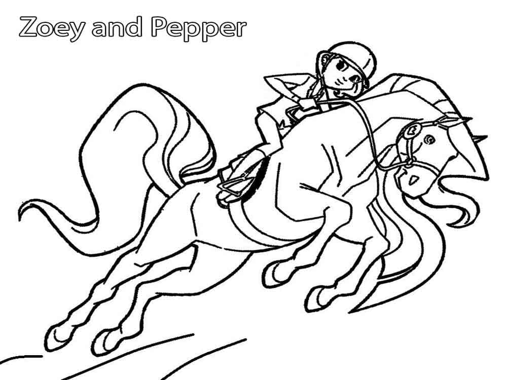 Zoey e Pepper Värityskuva