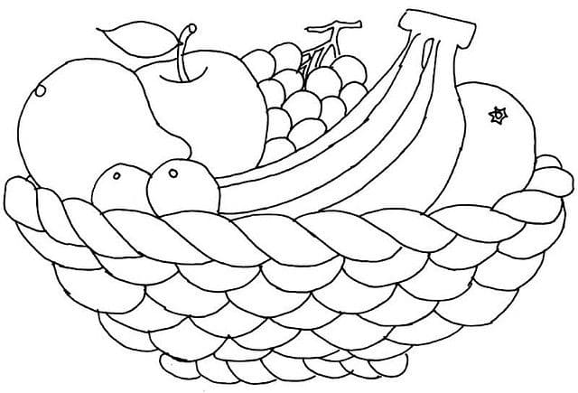Hedelmälautanen makea Värityskuva