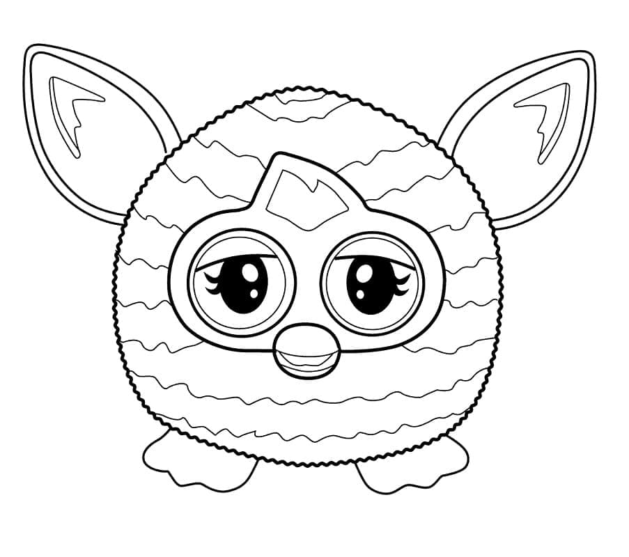 Ihana Furby Värityskuva