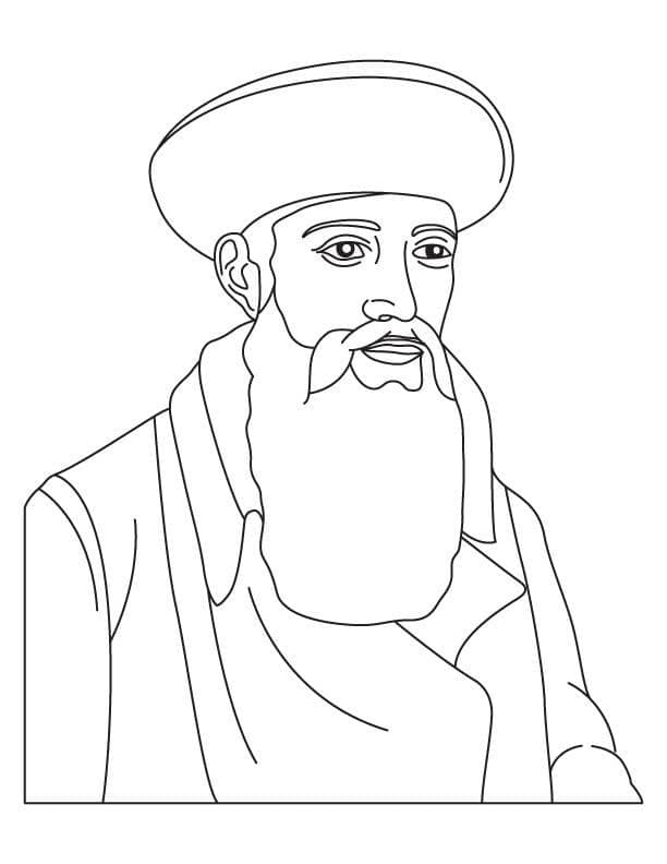 Johannes Gutenberg Värityskuva