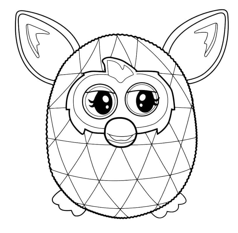 Lovely Furby Värityskuva