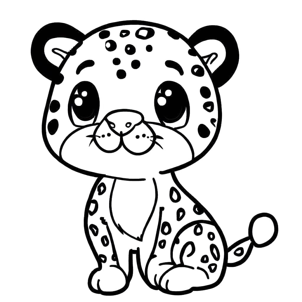 Gepardi coloring pages