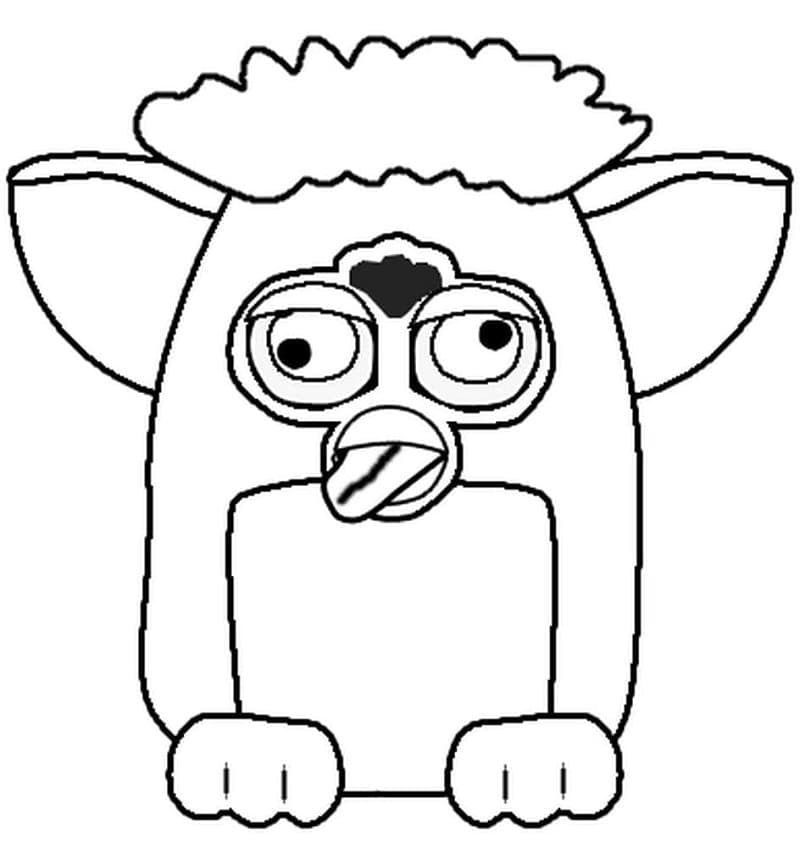 Silly Furby Värityskuva