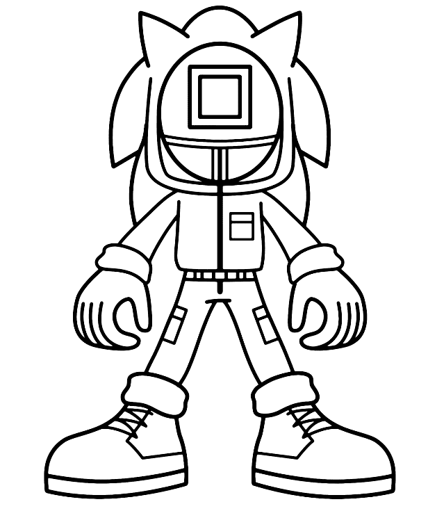 Sonic Squid Game Vartija Värityskuva