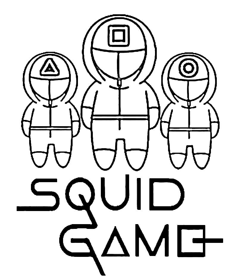 Squid Game juliste Värityskuva