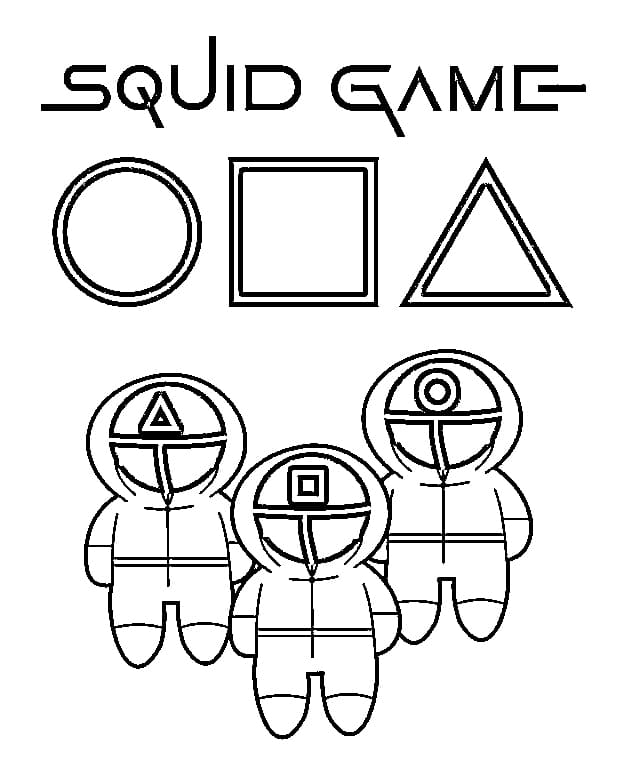Squid Game Värityskuvat