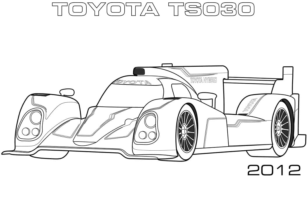 2012 Toyota TS030 Värityskuva