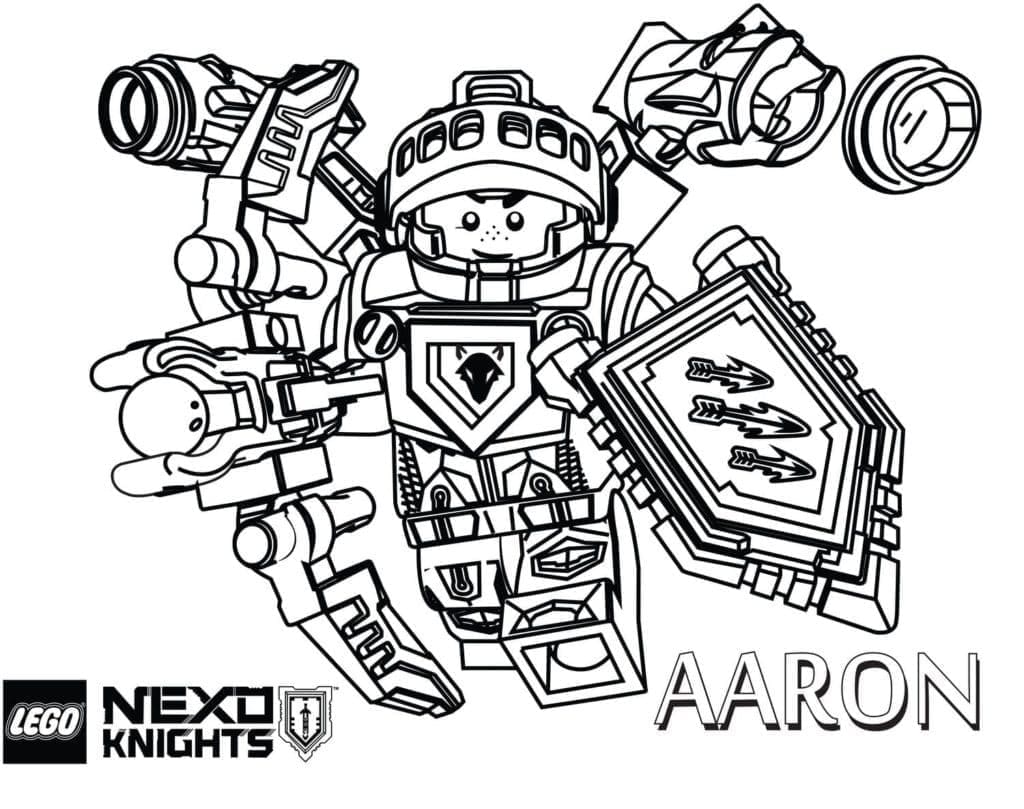 Aaron Lego Nexo Knights Värityskuva