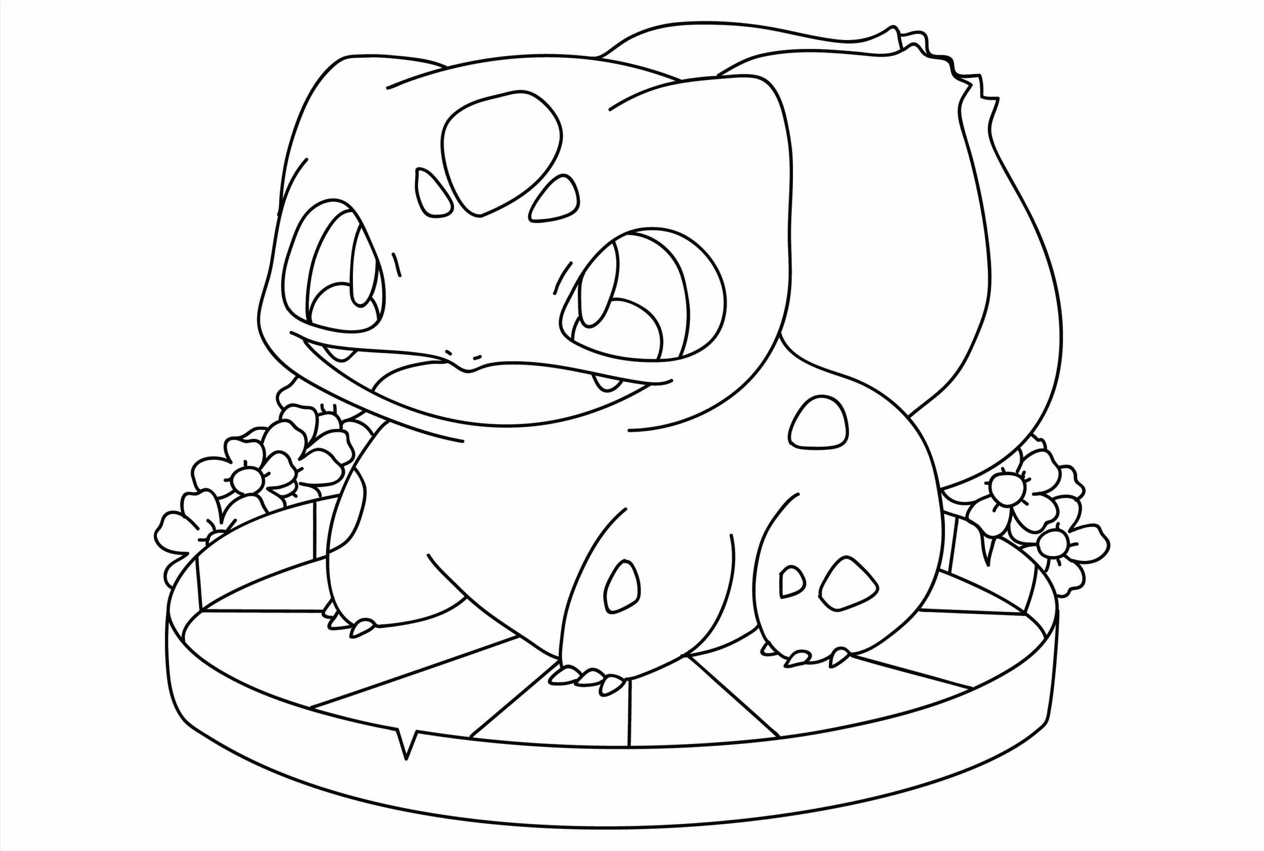 Arkki Bulbasaur Värityskuva