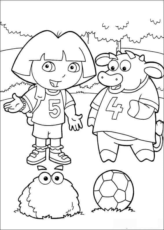 Dora ja Benny Värityskuva