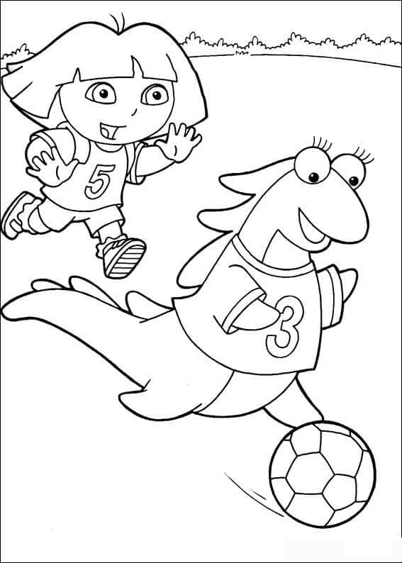 Dora ja Isa Värityskuva
