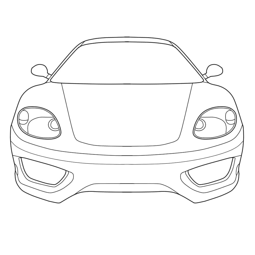 Ferrari 360 Modena Värityskuva
