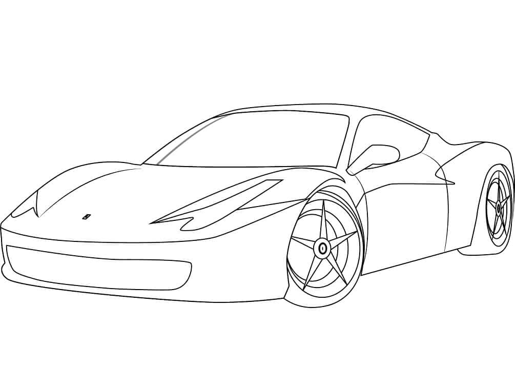 Ferrari 458 Värityskuva