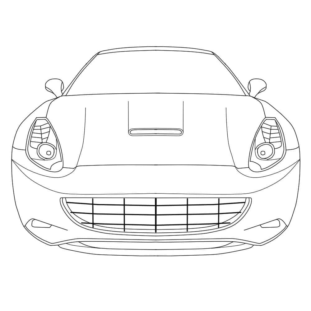 Ferrari California 2009 Värityskuva