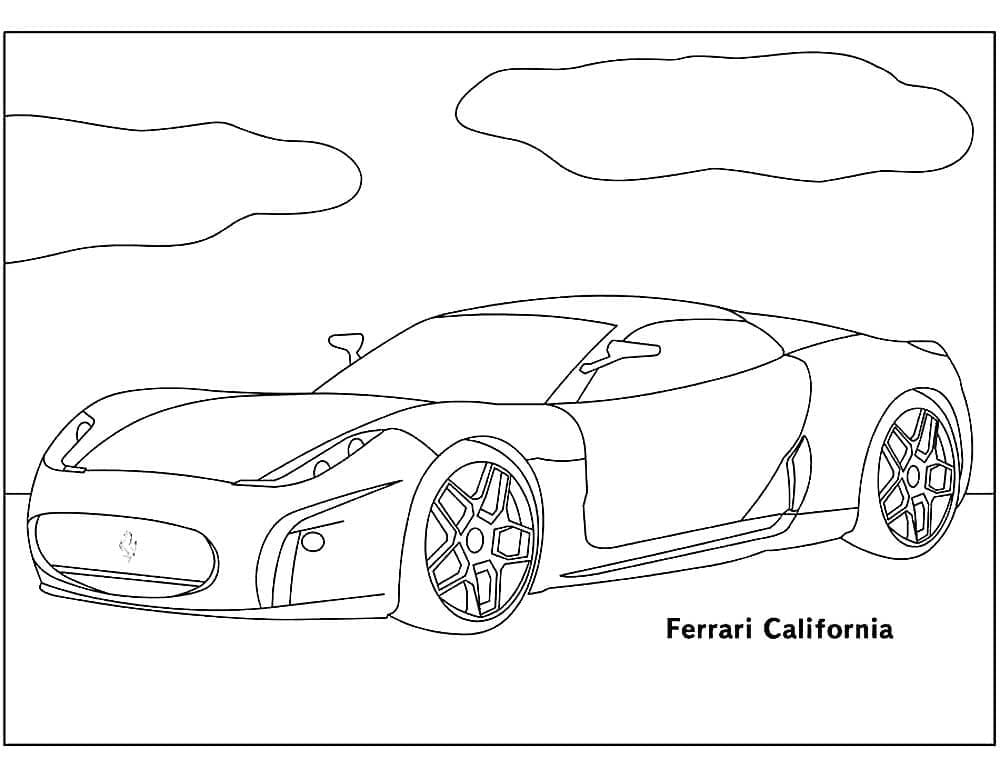 Ferrari California Värityskuva