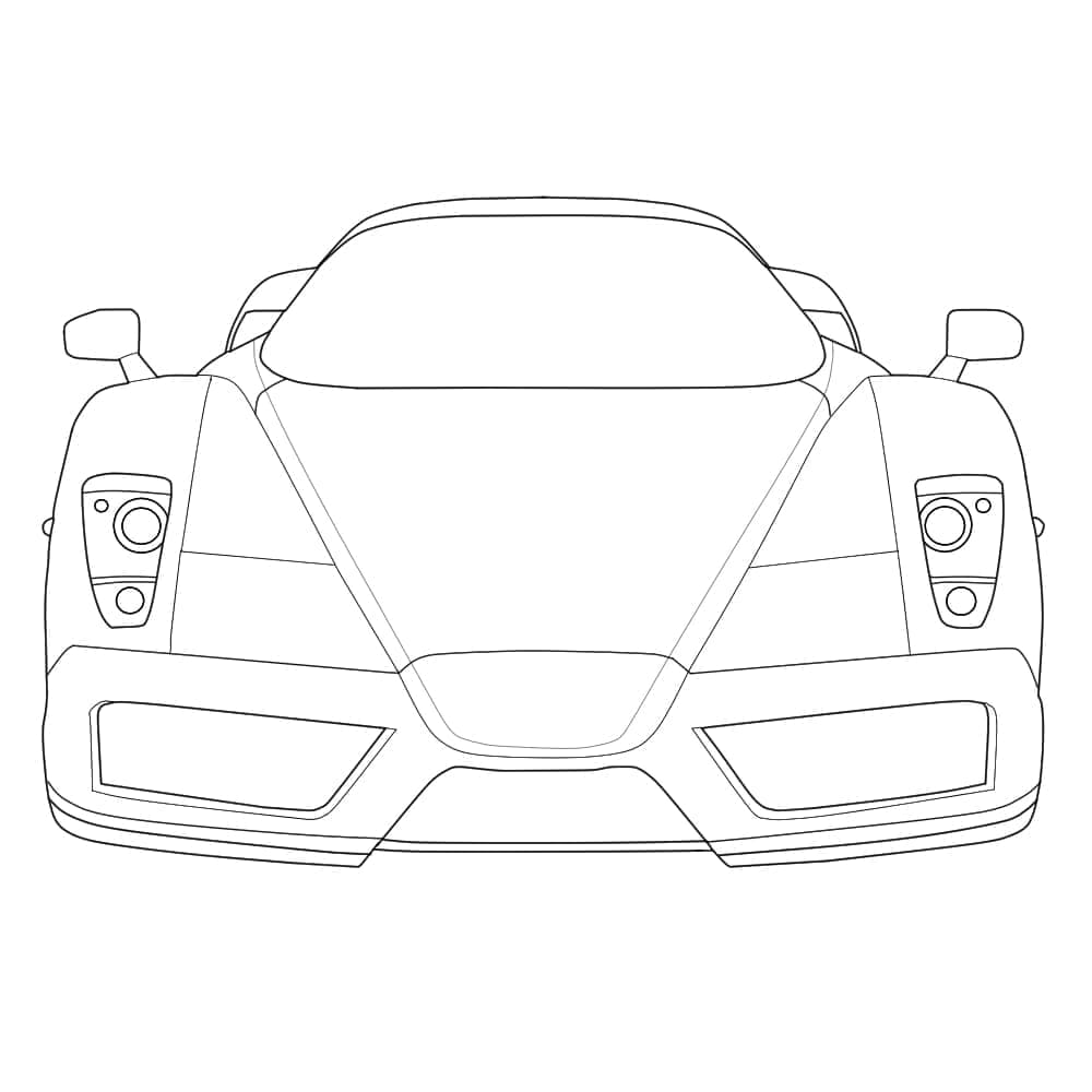 Ferrari Enzo Värityskuva