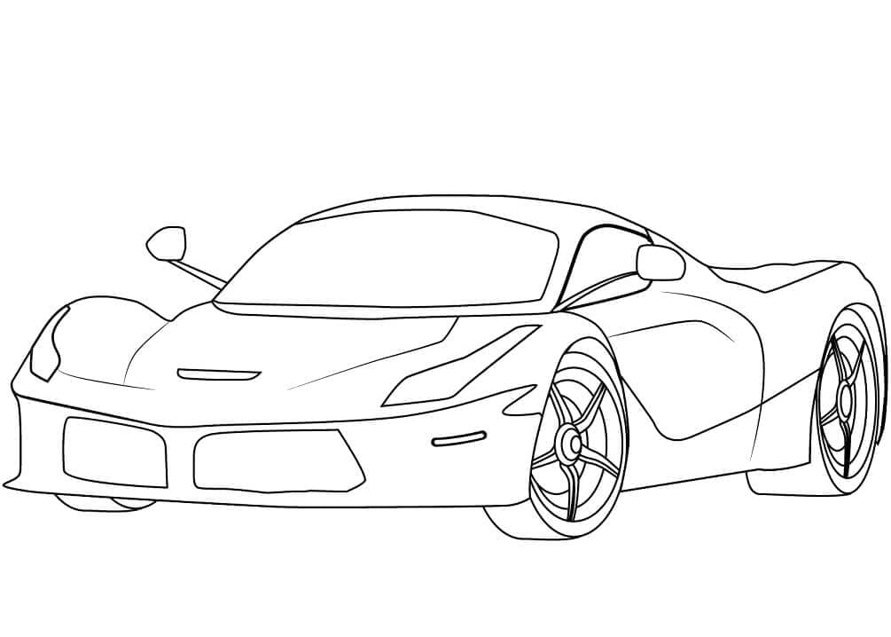 Ferrari Laferrari Värityskuva