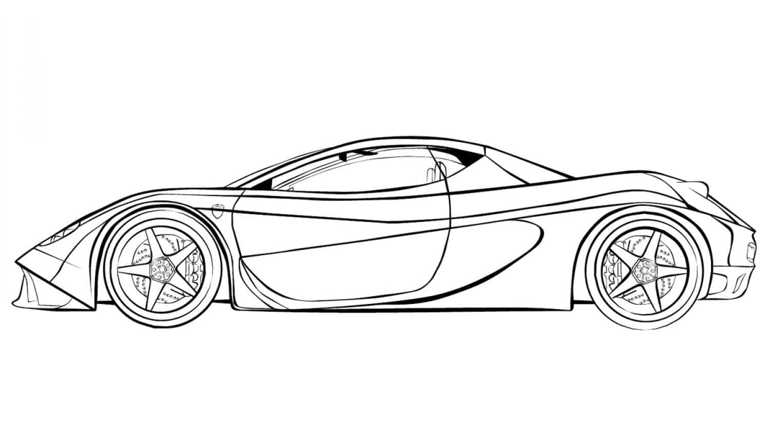 Ferrari kuva Värityskuva