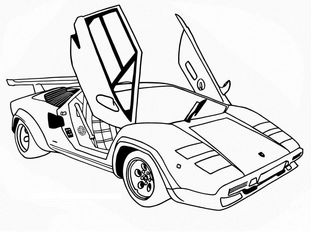 Ferrari urheiluauto Värityskuva