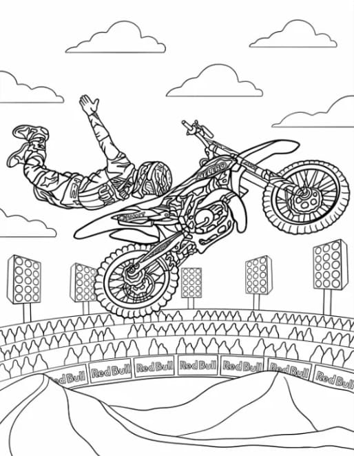 Freestyle Motocross Värityskuva