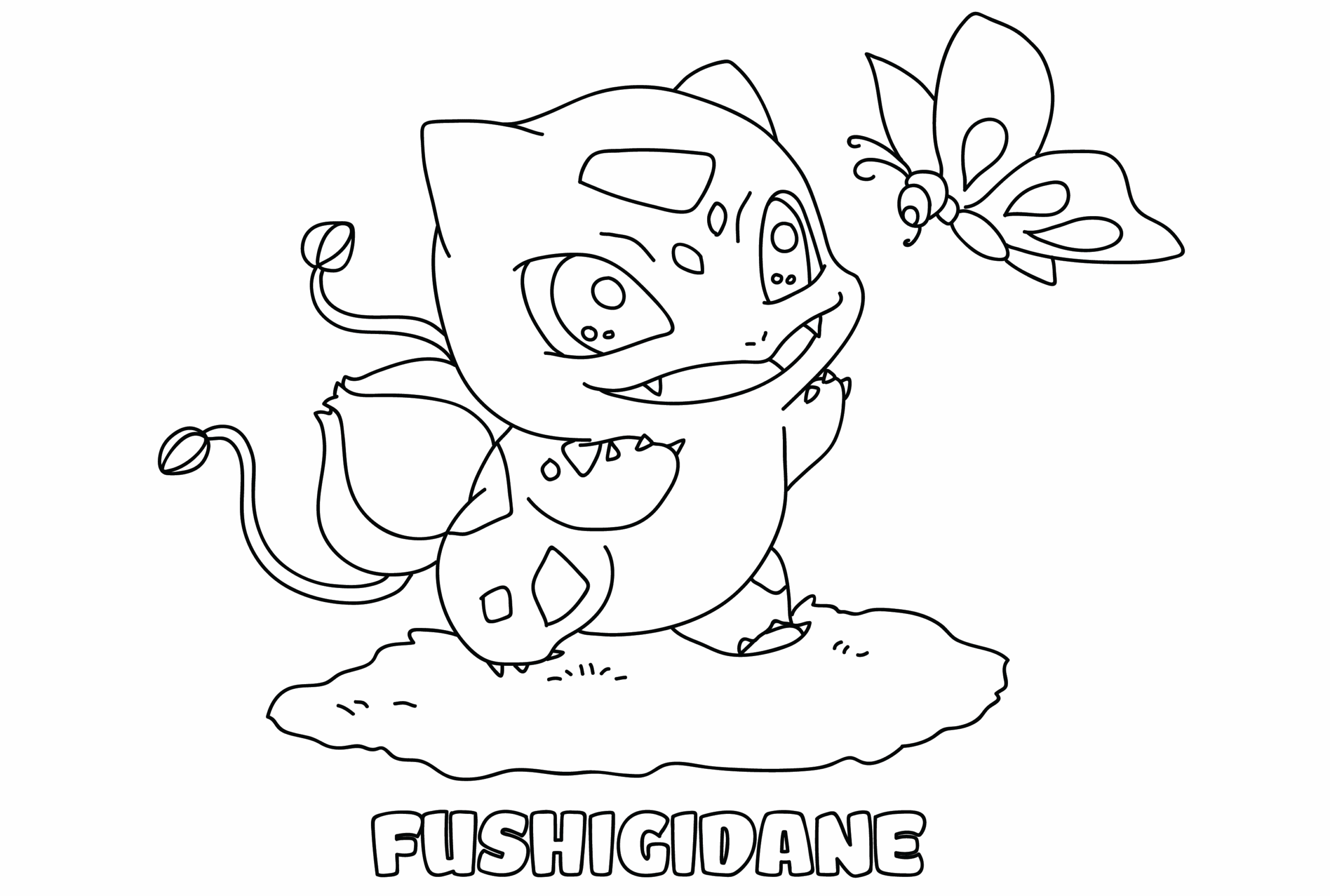Fushigidane Bulbasaur Värityskuva