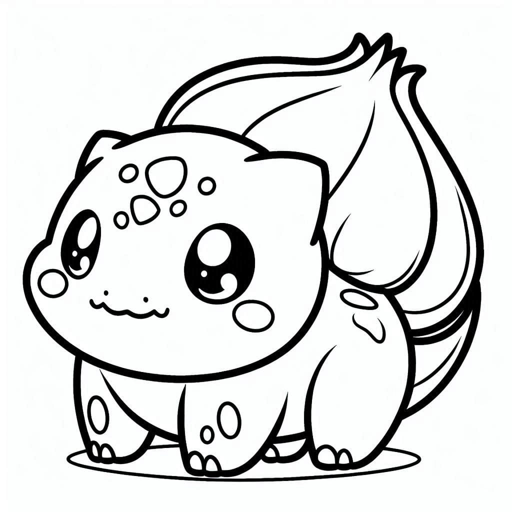 Hymy Bulbasaur Värityskuva