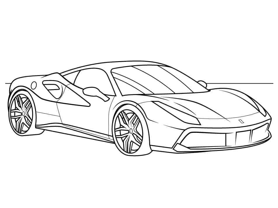 Ihme Ferrari Värityskuva