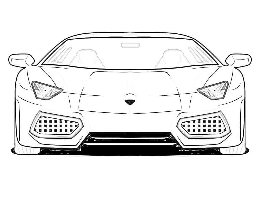 Ilmainen Ferrari auto Värityskuva