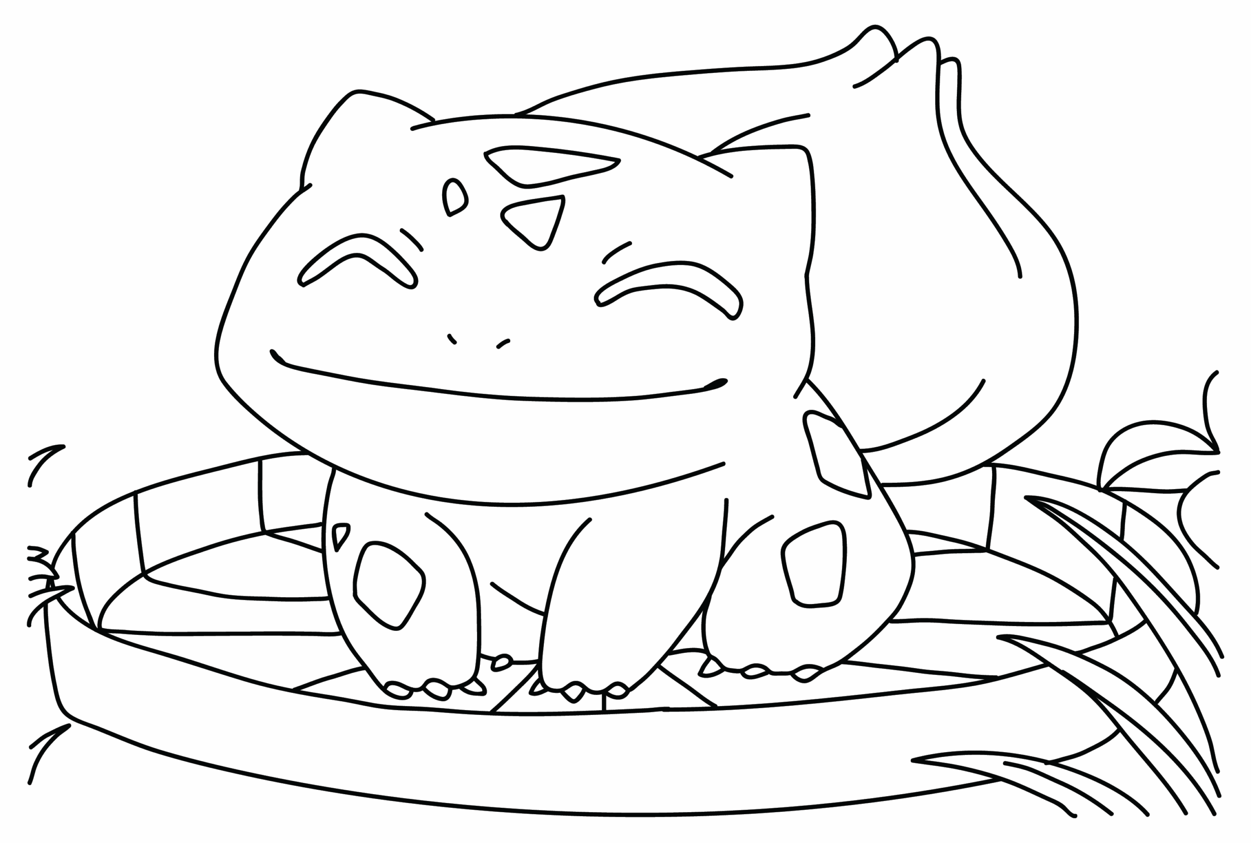 Kuvia Pokemon Bulbasaur Värityskuva