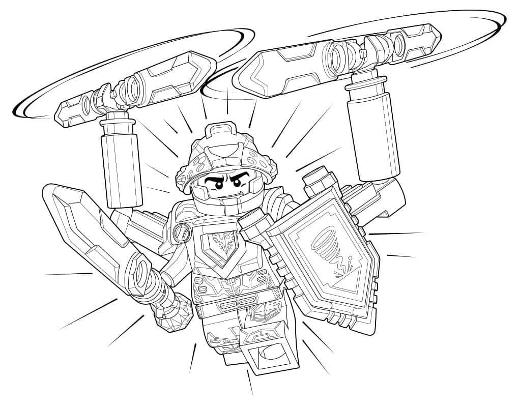 Lego Nexo Knights -savi Värityskuva