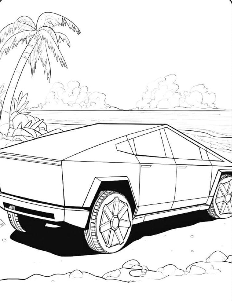 Model S lahdella Värityskuva