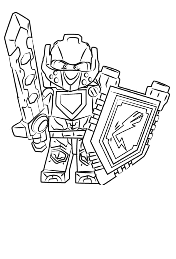 Nexo Knights Ilmainen Värityskuva