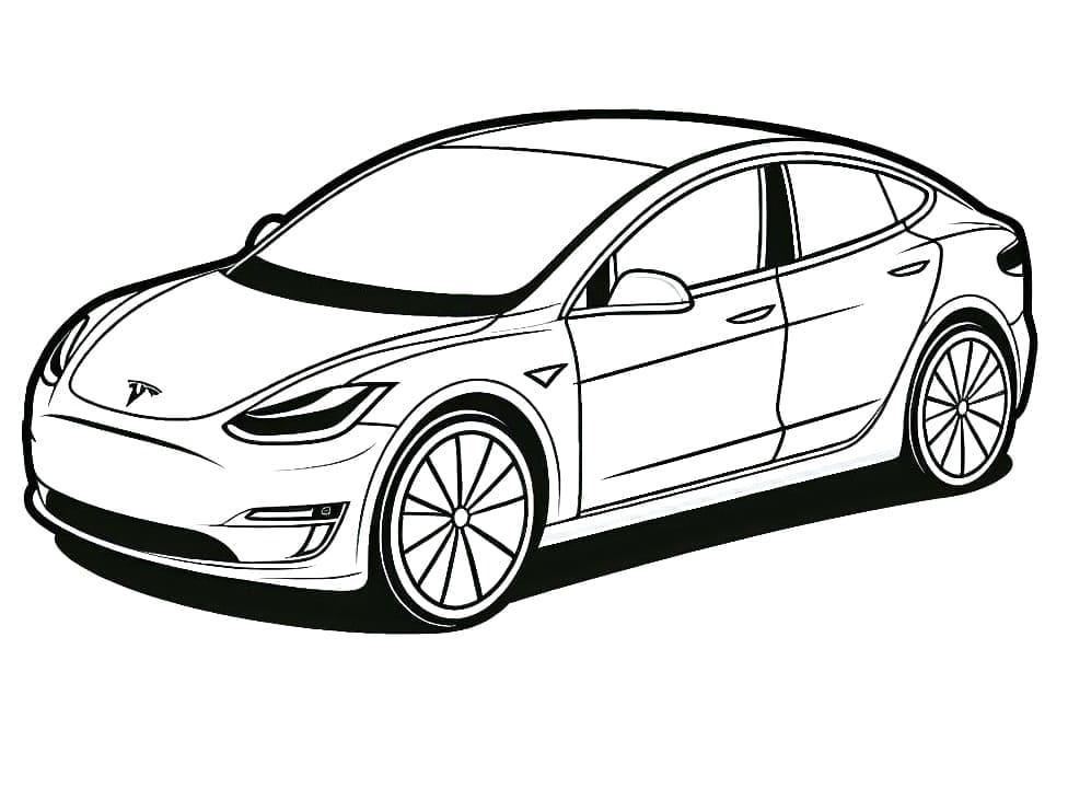 Normaali Tesla Värityskuva
