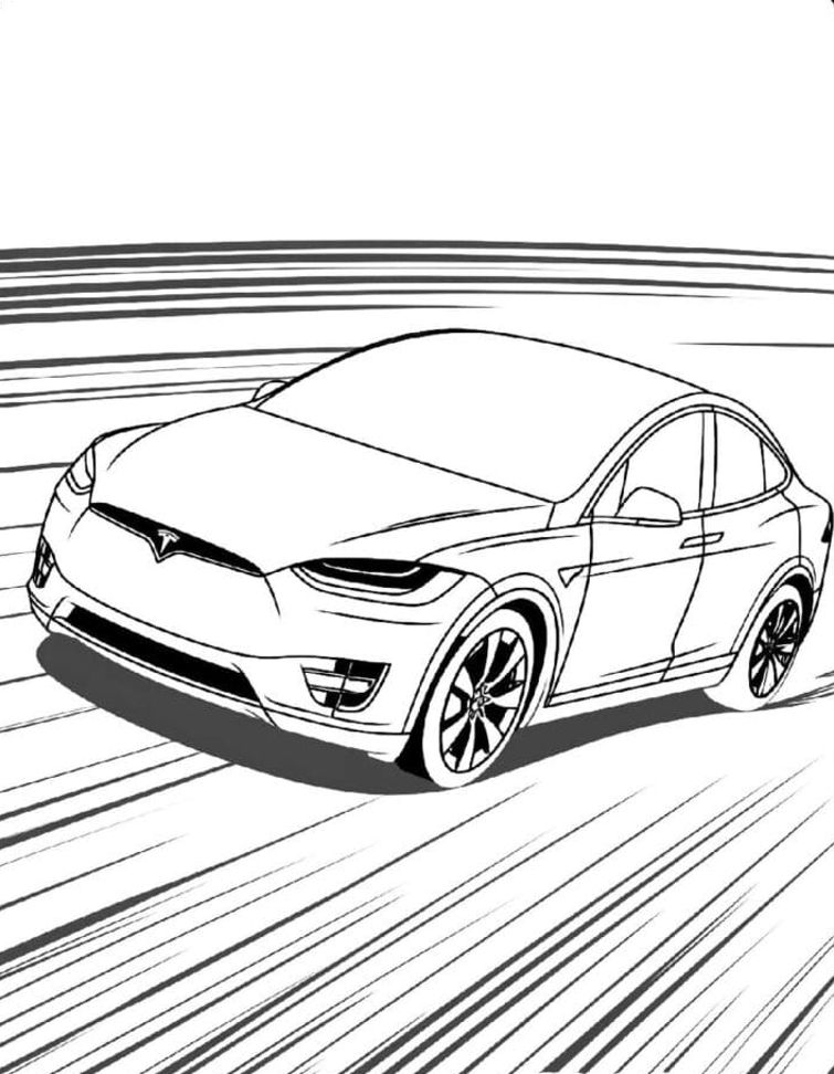 Tesla-kiihtyvyyden hallinta Värityskuva