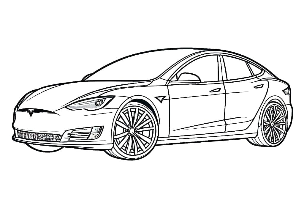 Tesla-lehdistö Värityskuva