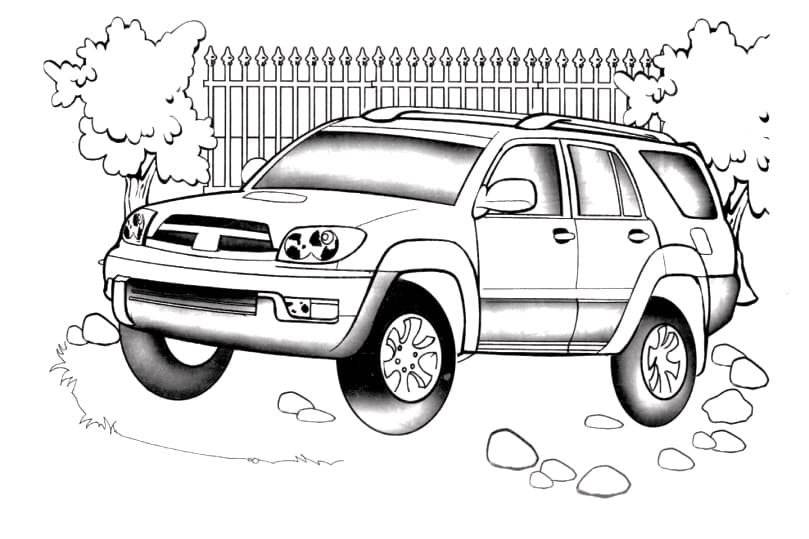 Toyota 4Runner Värityskuva