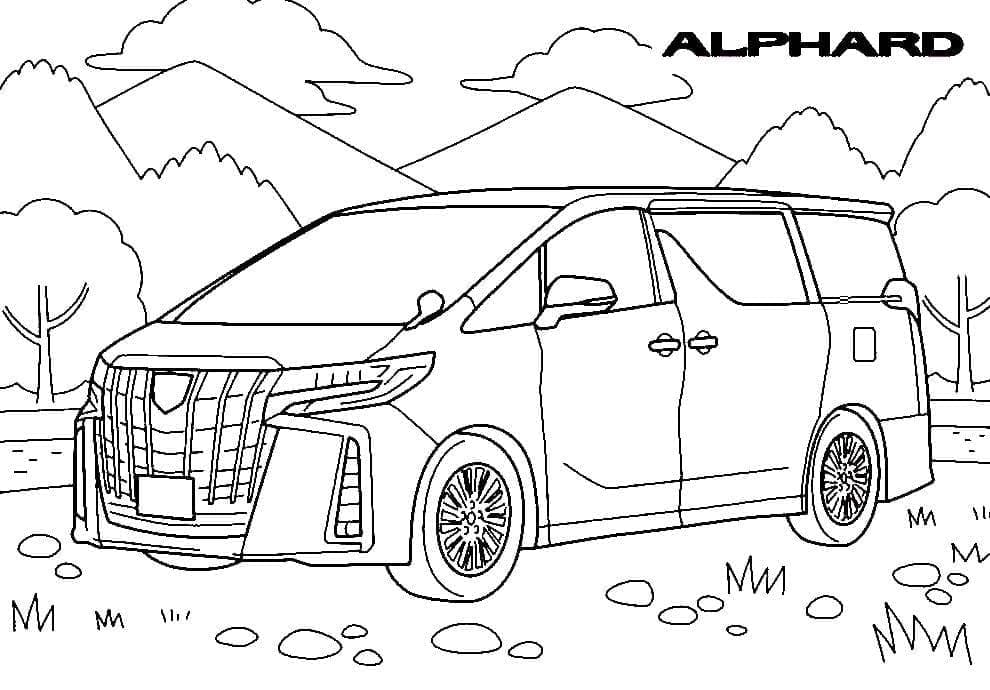 Toyota Alphard Värityskuva