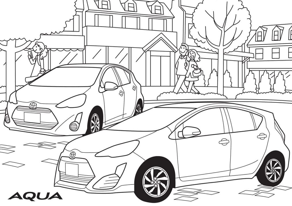 Toyota Aqua Värityskuva