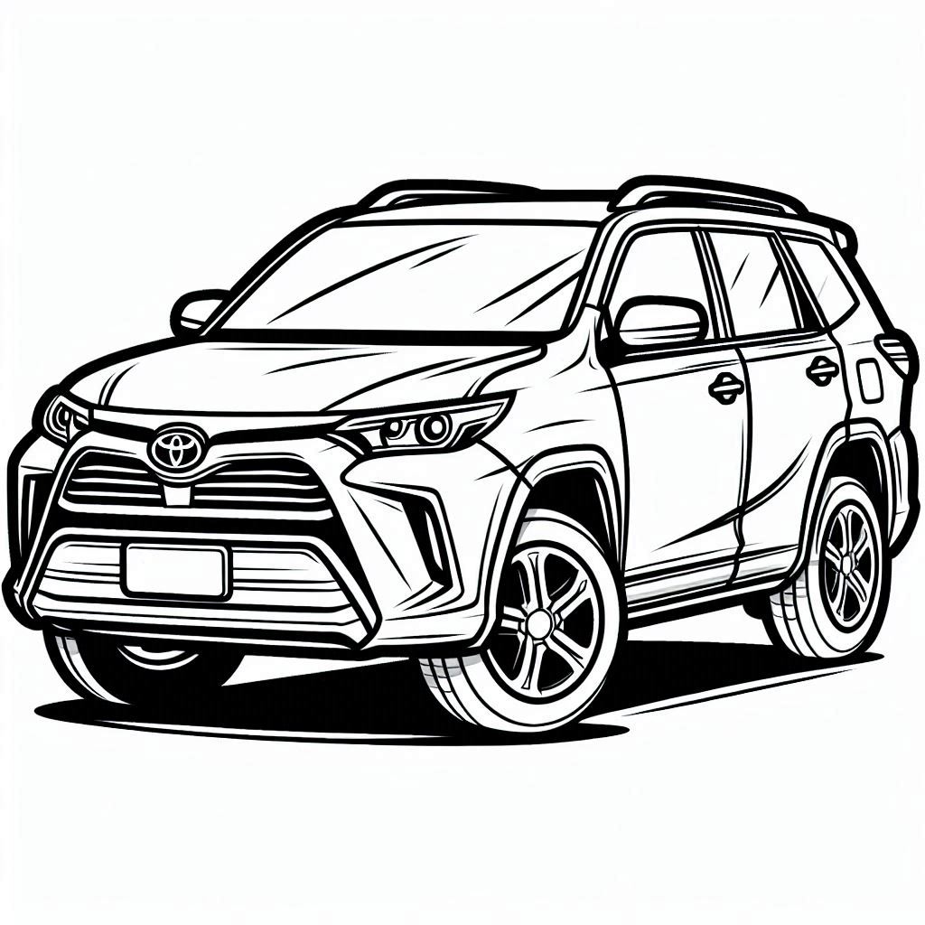 Toyota-Druck Värityskuva