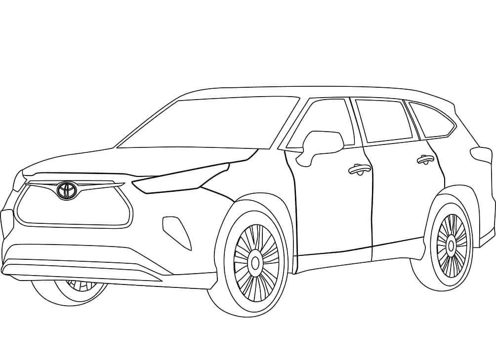 Toyota Highlander Värityskuva