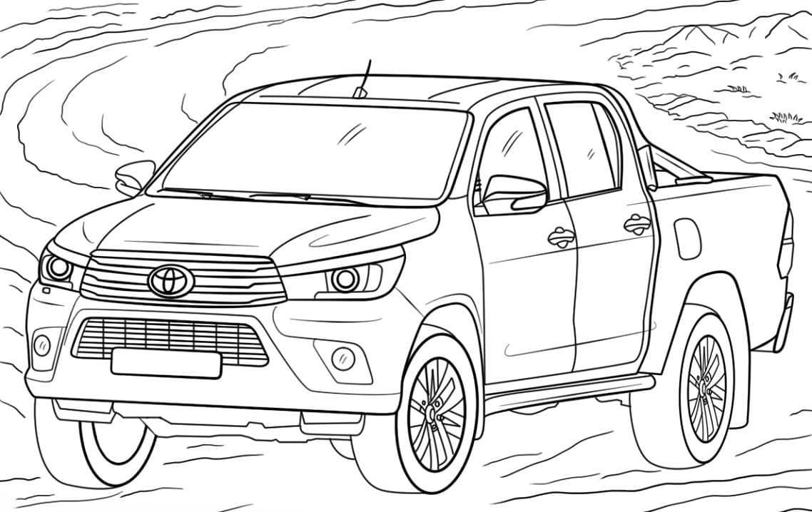 Toyota Hilux Värityskuva