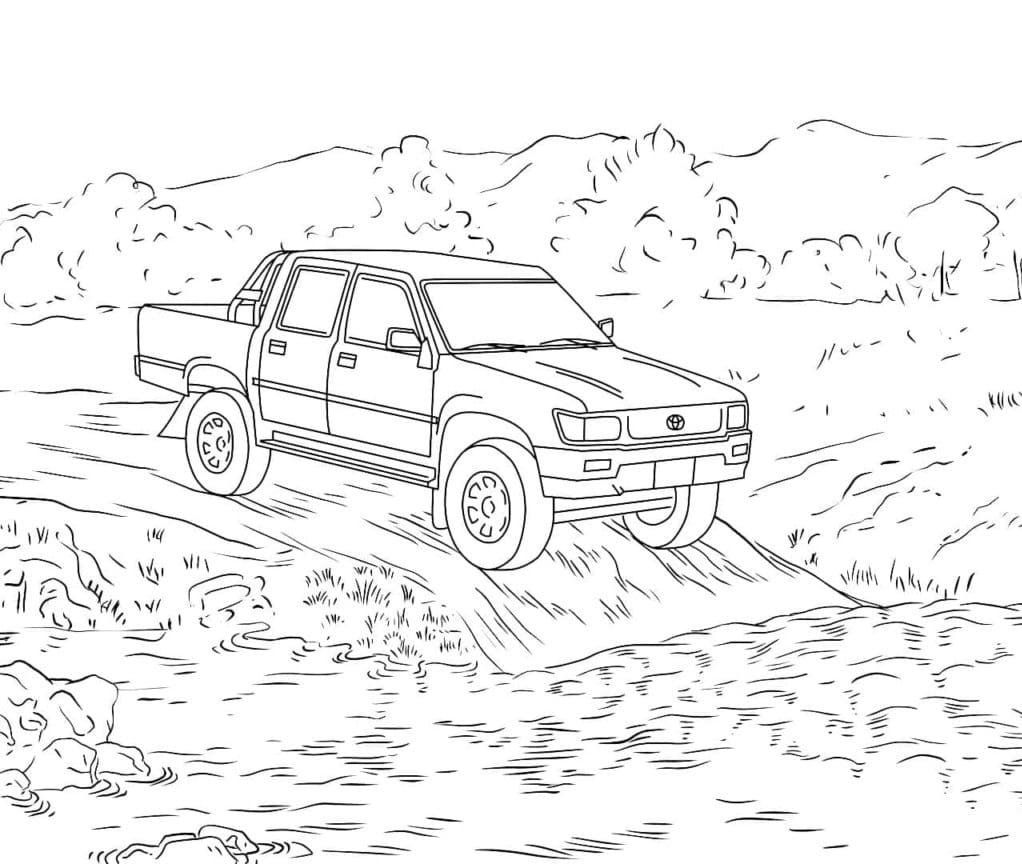Toyota Pick-up Värityskuva
